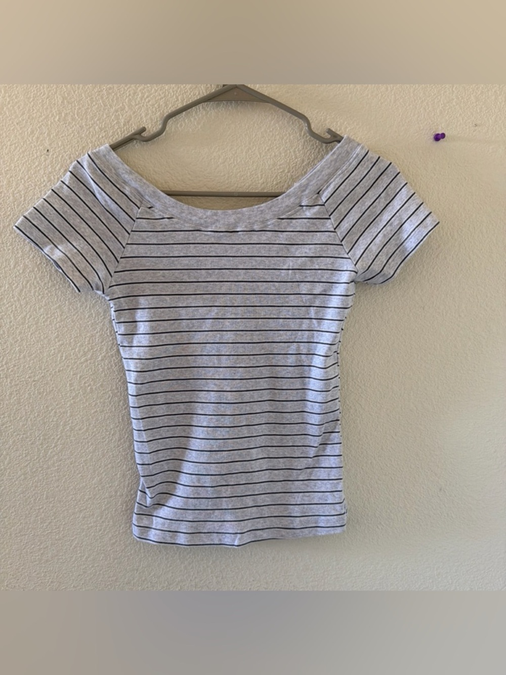 Brandy melville Ginny striped off shoulder top